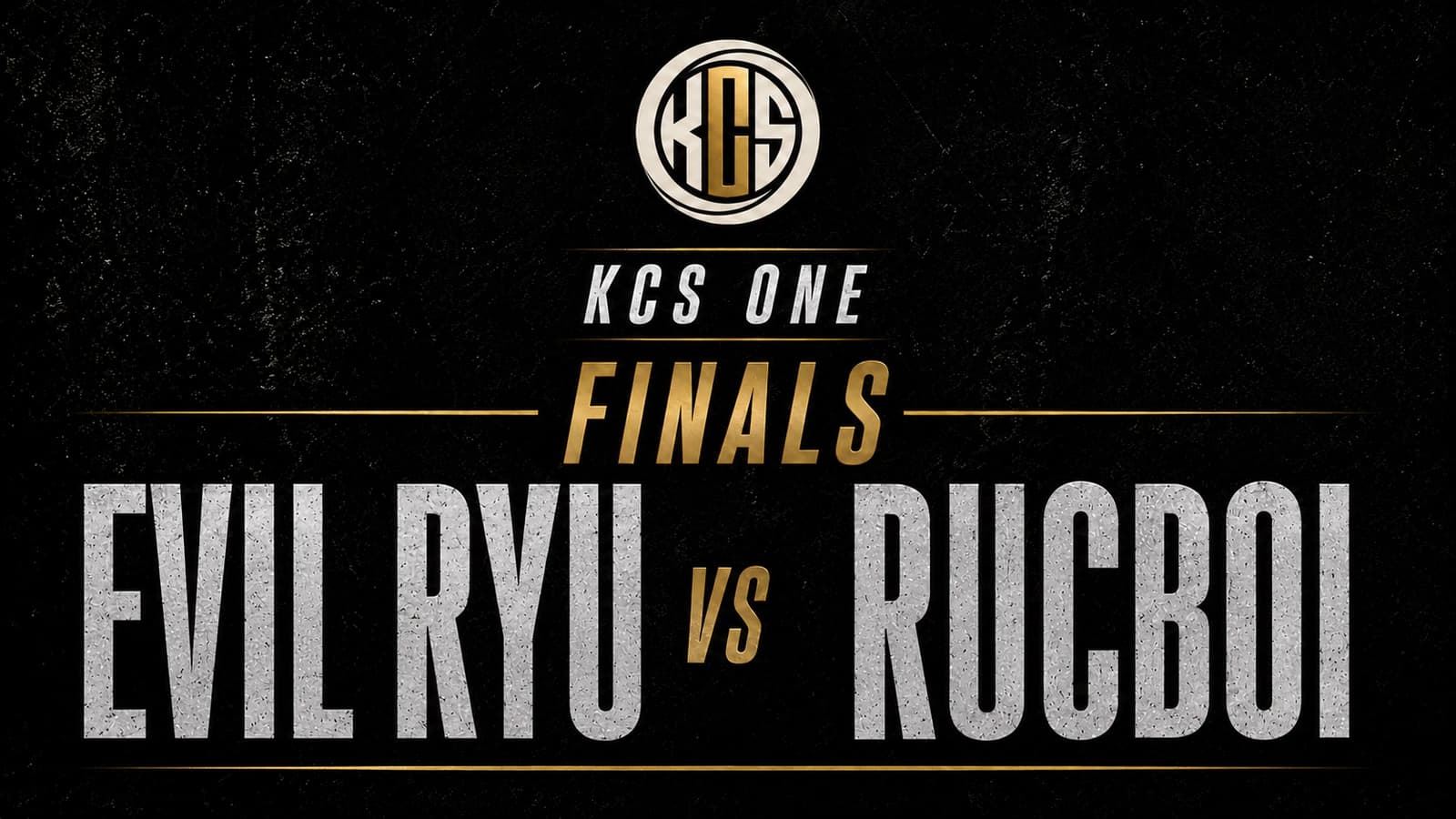 Evil Ryu vs Rucboi in the KCS One Finals