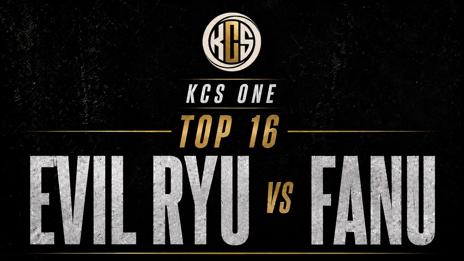 Evil Ryu vs Fanu at KCS One Top 16
