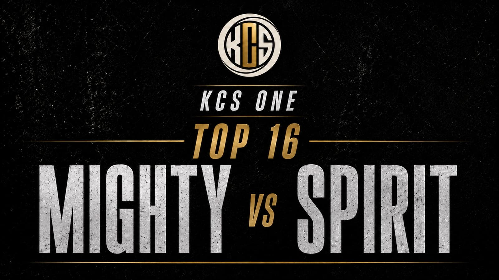 Mighty vs Spirit at KCS One Top 16