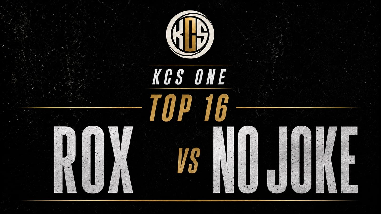 Rox vs No Joke at KCS One Top 16