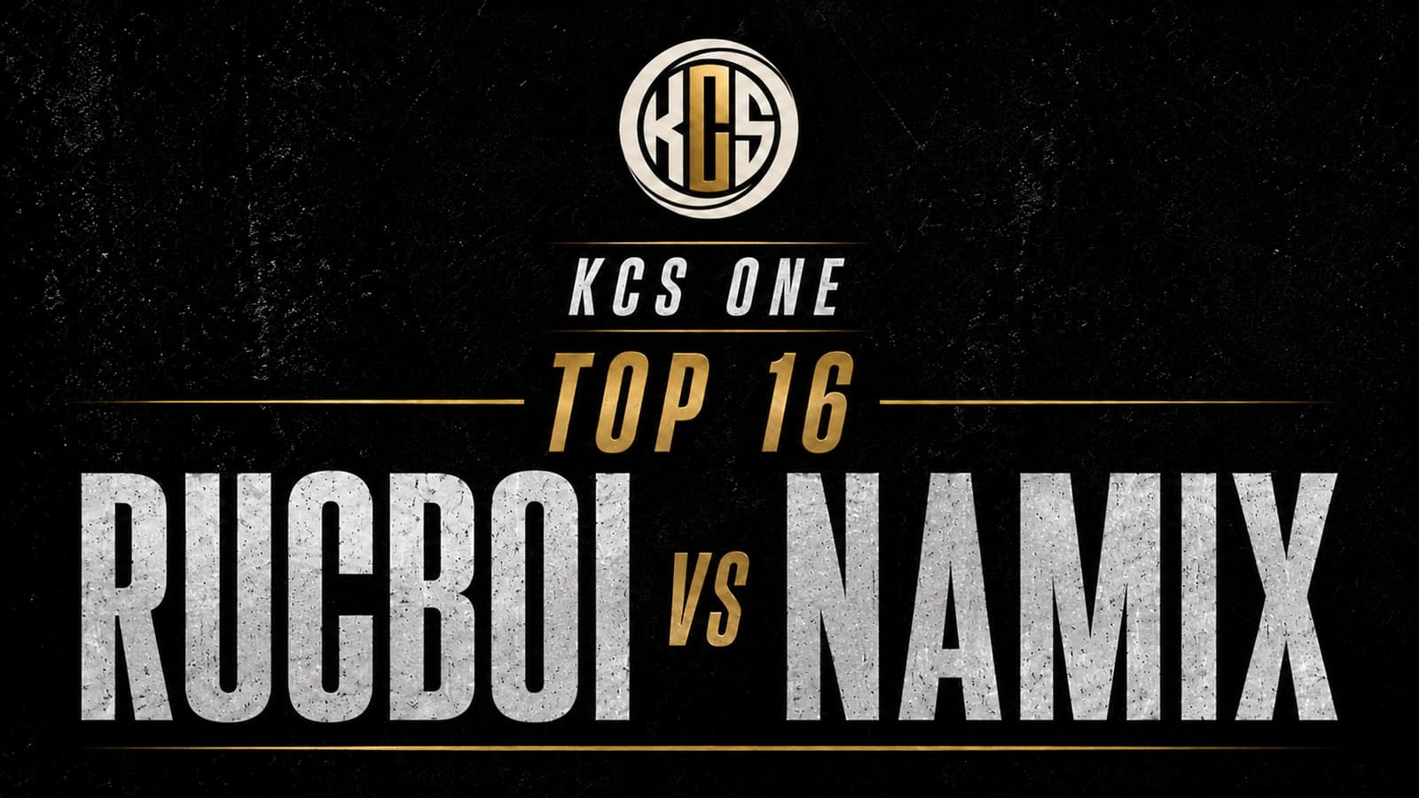 Rucboi vs Namix at KCS One Top 16