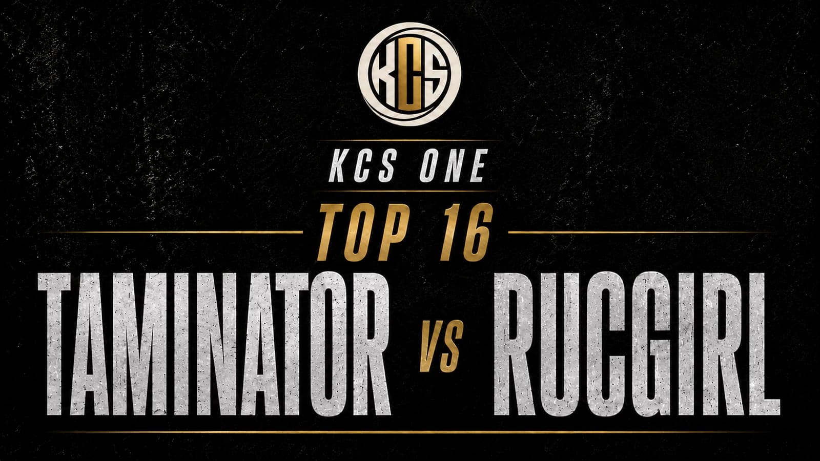 Taminator vs Rucgirl at KCS One Top 16