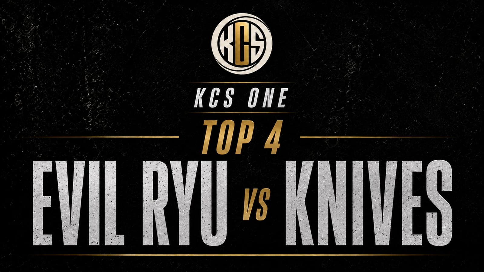 Evil Ryu vs Knives at KCS One Top 4