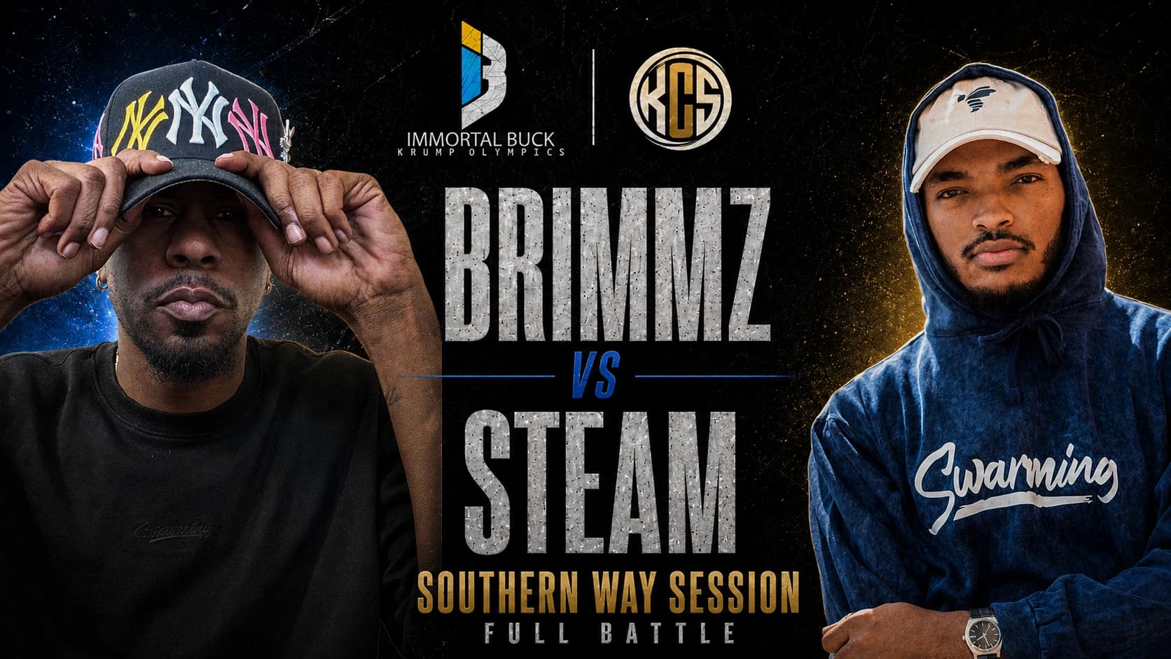 Southern Way Session battle flyer for Brimmz vs Steam