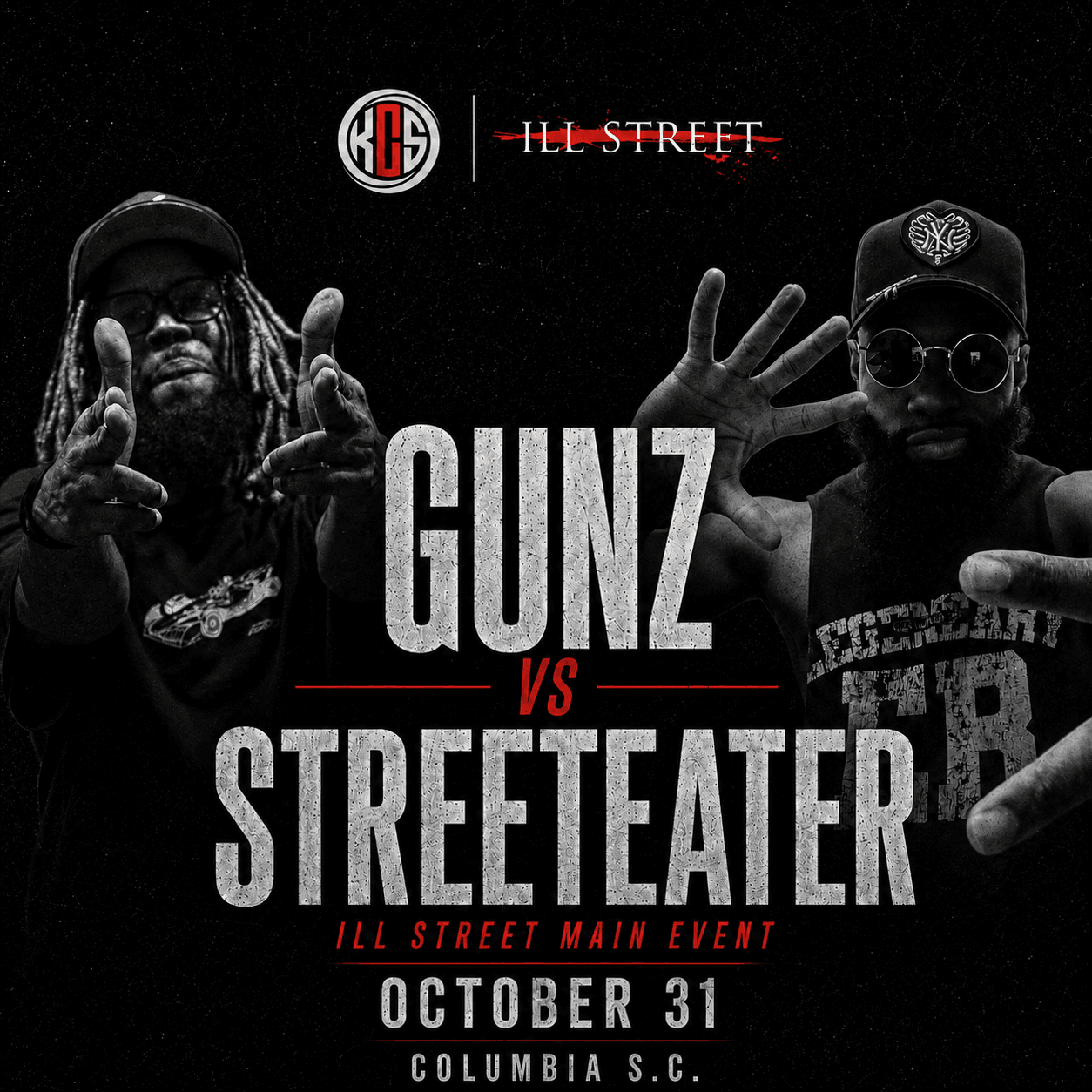Gunz versus StreetEater official KCS 1v1 battle at Ill Street 5