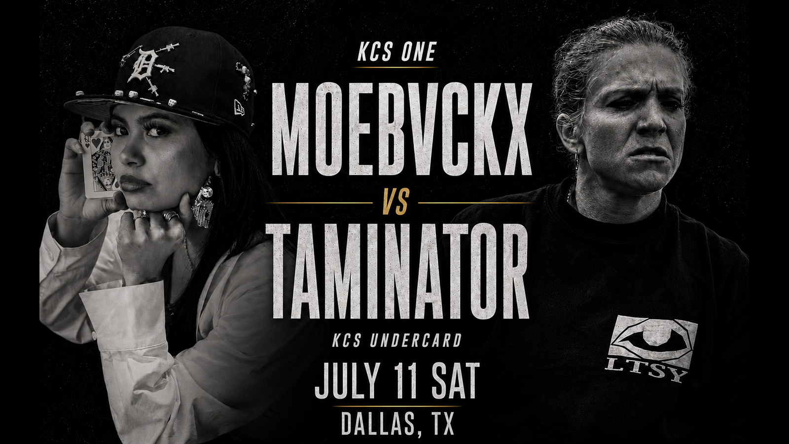 KCS One Undercard poster for MoeBvckx vs Taminator