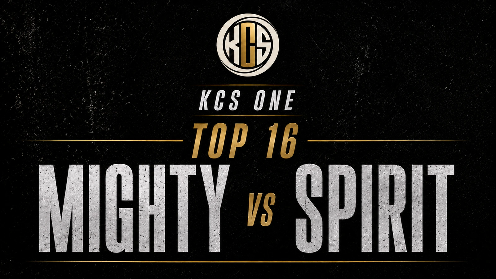 Mighty vs Spirit KCS One battle artwork