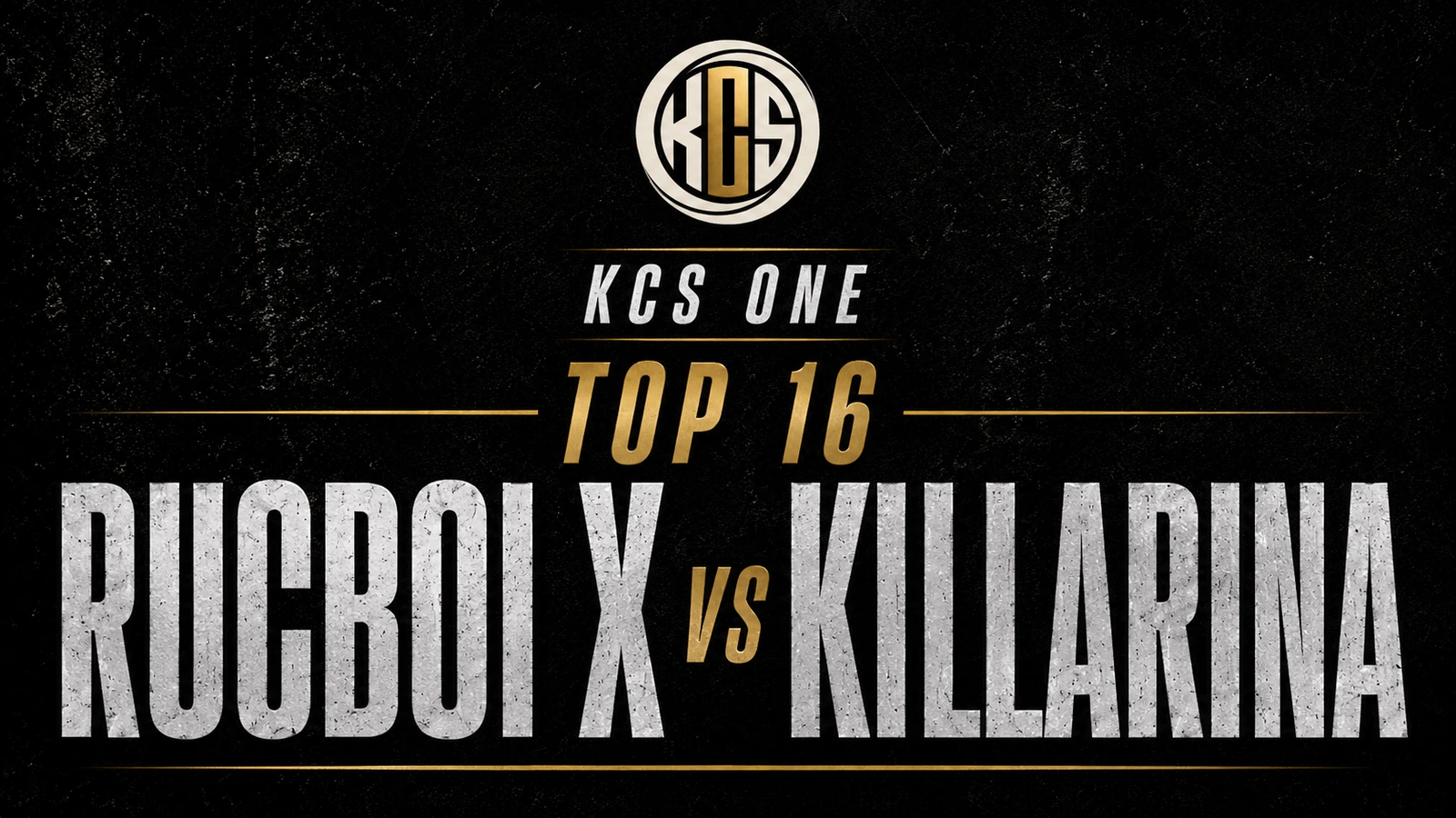 Rucboi X vs Killarina KCS One battle artwork